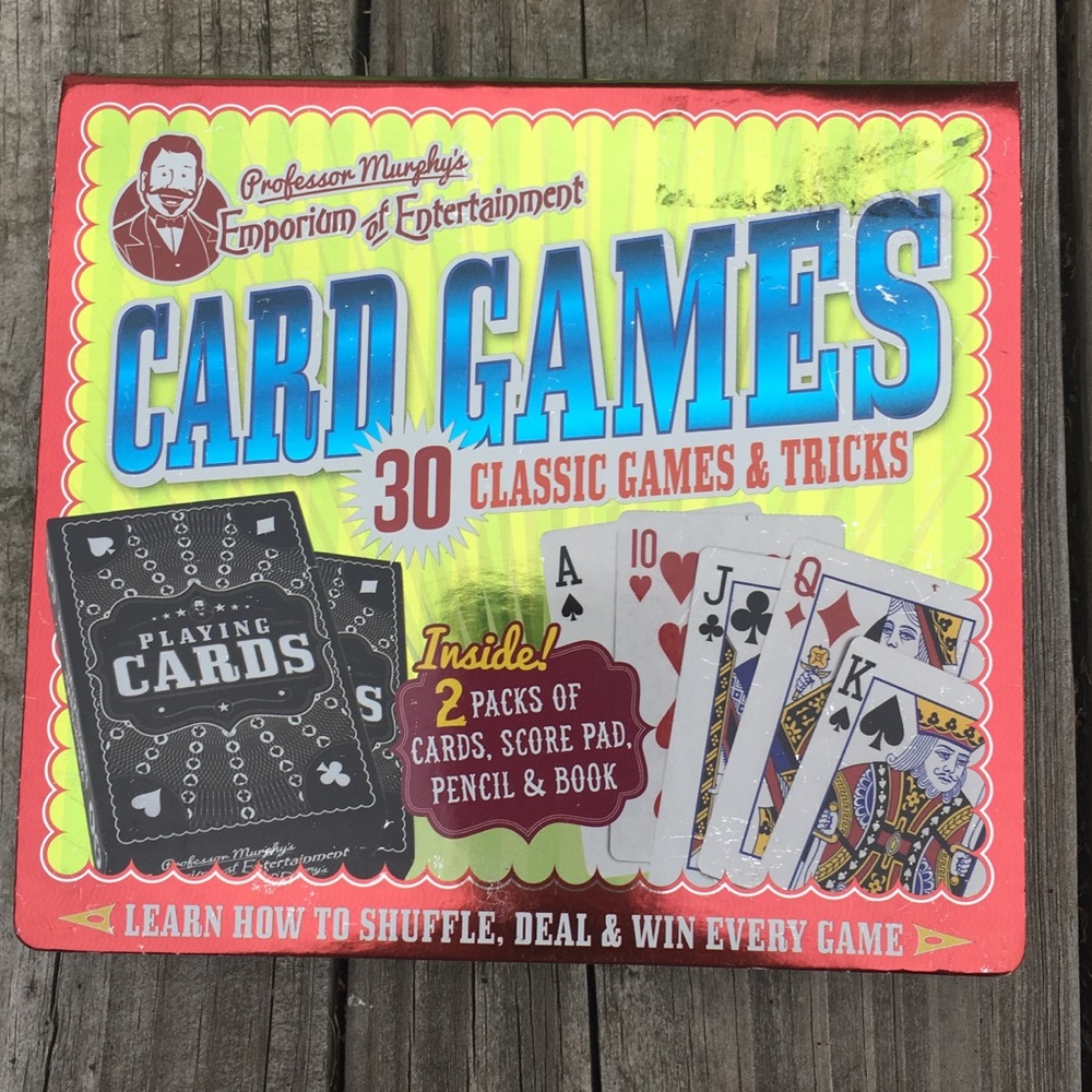 Professor Murphy's 30 Card games & Tricks NEW